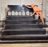 Jalabhisheka and Shodashopachara Puja by HH Swamiji on Samaradhana Divasa of HH Shrimat Pandurangashram Swamiji. SCM-Karla.(16 June 2026)